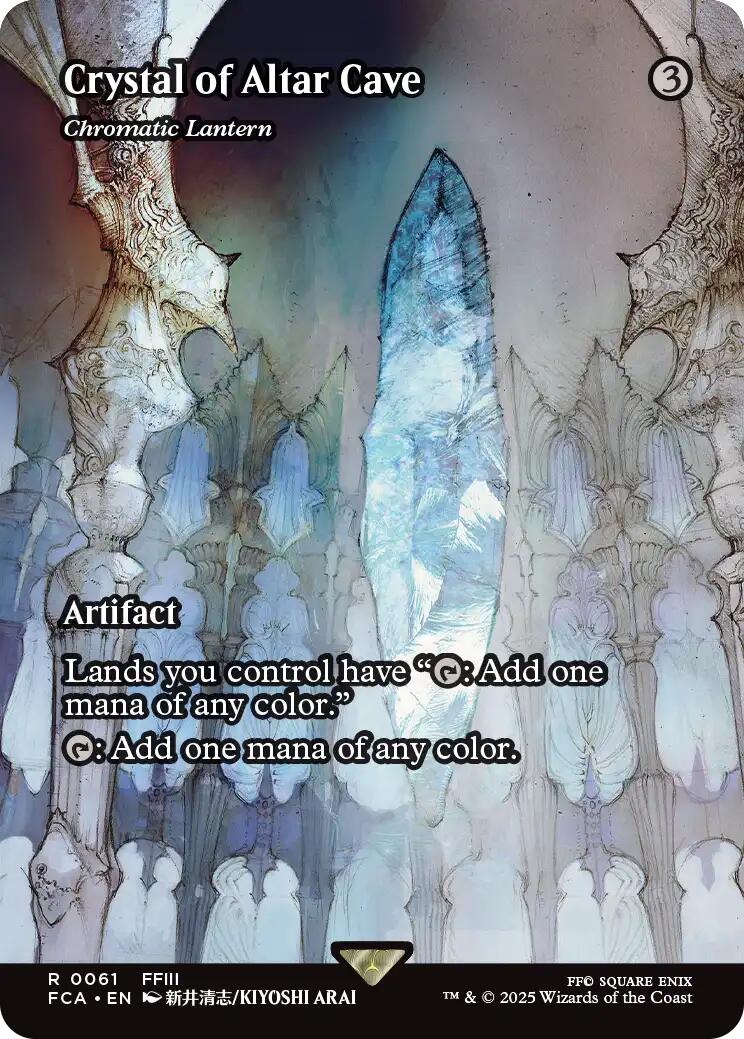 Crystal of Altar Cave - Chromatic Lantern (Showcase) [FINAL FANTASY : Through the Ages] Foil