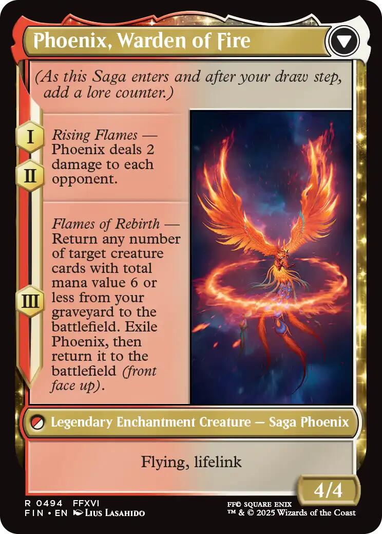 Joshua, Phoenix's Dominant (Extended Art) [FINAL FANTASY] Foil