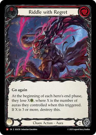 Riddle with Regret [SEA256] (High Seas)  Rainbow Foil