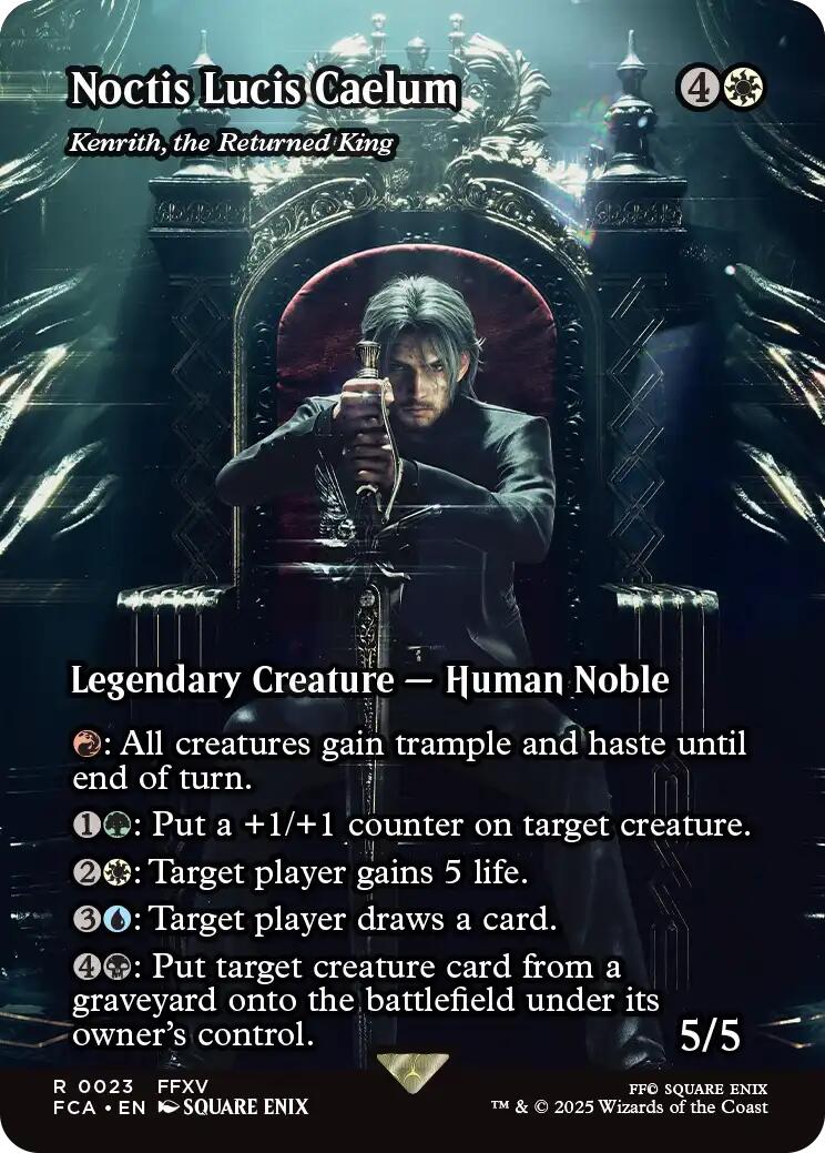 Noctis Lucis Caelum - Kenrith, the Returned King (Showcase) [FINAL FANTASY : Through the Ages] Foil