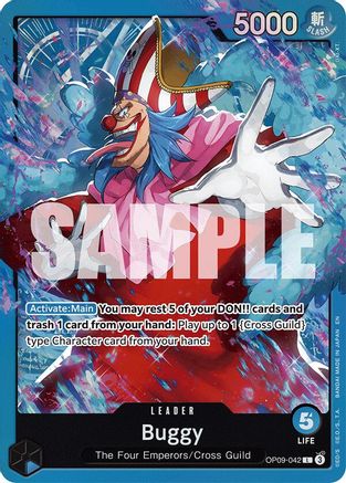 Buggy (OP09-042) (OP09-042) - [Starter Deck 25: BLUE Buggy] Foil