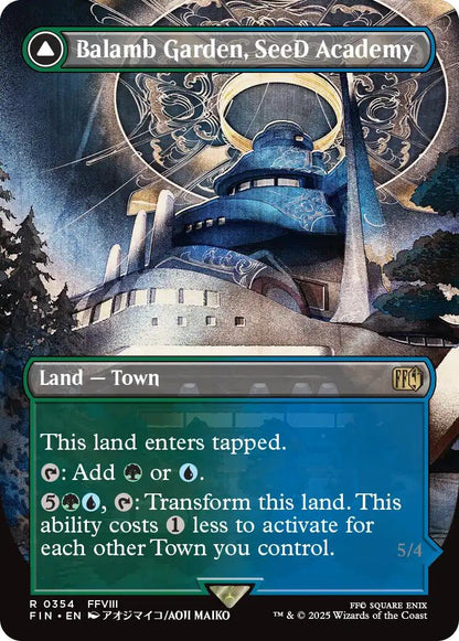 Balamb Garden, SeeD Academy // Balamb Garden, Airborne (Borderless) [FINAL FANTASY] Foil