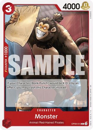 Monster (Reprint) (OP09-012) - [Starter Deck 23: RED Shanks]