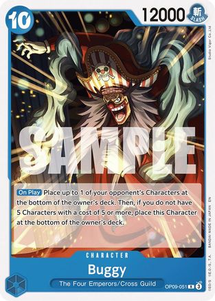 Buggy (Reprint) (OP09-051) - [Starter Deck 25: BLUE Buggy]