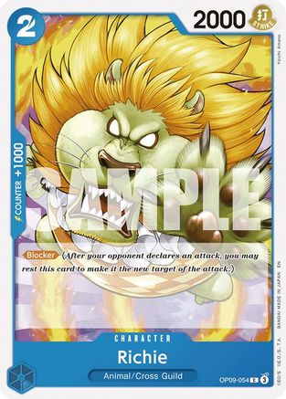 Richie (Reprint) (OP09-054) - [Starter Deck 25: BLUE Buggy]