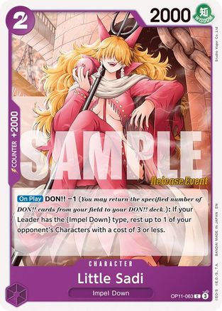 Little Sadi (OP11-063) - [A Fist of Divine Speed Release Event Cards]