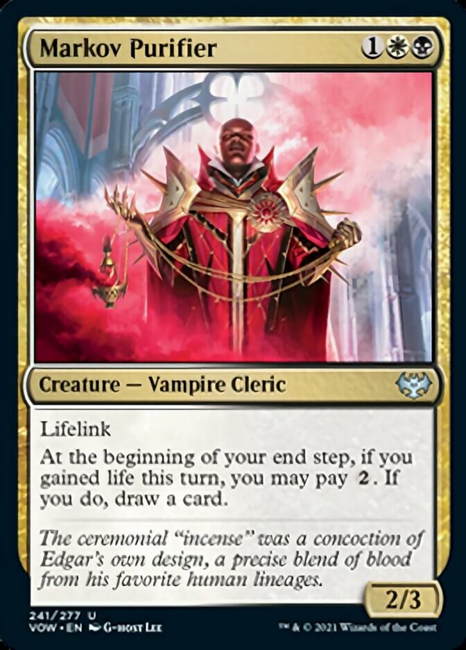 Markov Purifier [Innistrad: Crimson Vow] Foil