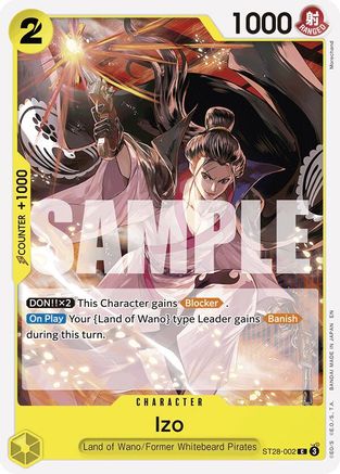 Izo (ST28-002) - [Starter Deck 28: GREEN/YELLOW Yamato]