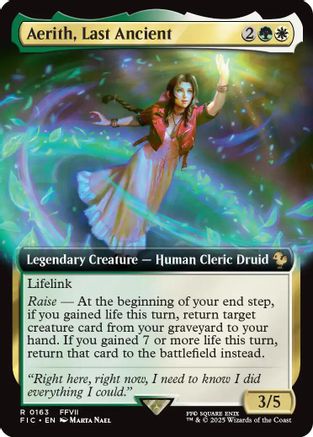Aerith, Last Ancient (Extended Art) [FINAL FANTASY Commander] Foil