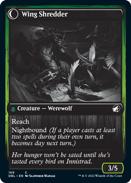 Bird Admirer // Wing Shredder [Innistrad: Double Feature] Foil