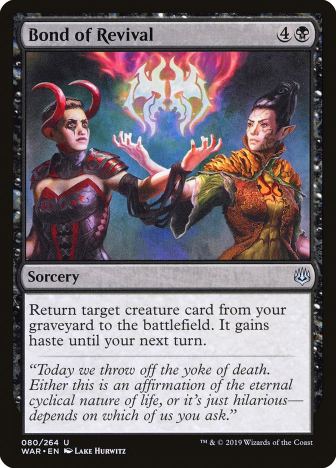 Bond of Revival [War of the Spark] Foil