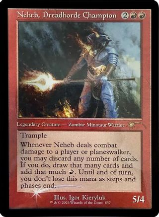 Neheb, Dreadhorde Champion (Retro Frame)  [Secret Lair Drop Series] Foil