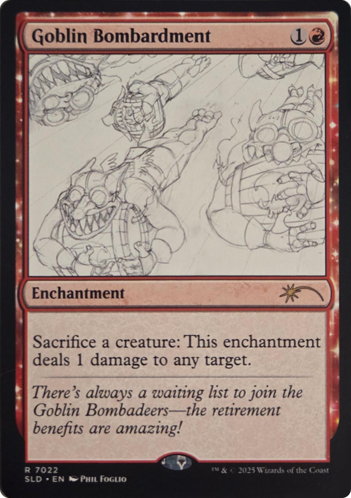Goblin Bombardment (7022) [Secret Lair Drop Series] Foil