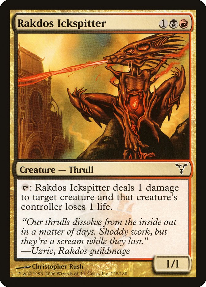 Rakdos Ickspitter [Dissension] Foil