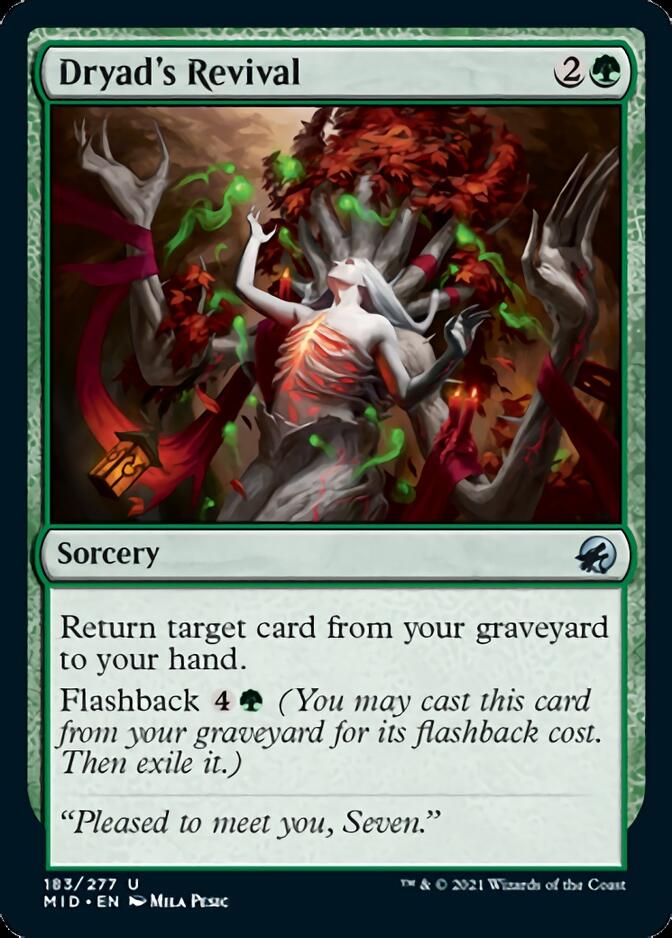 Dryad's Revival [Innistrad: Midnight Hunt] Foil