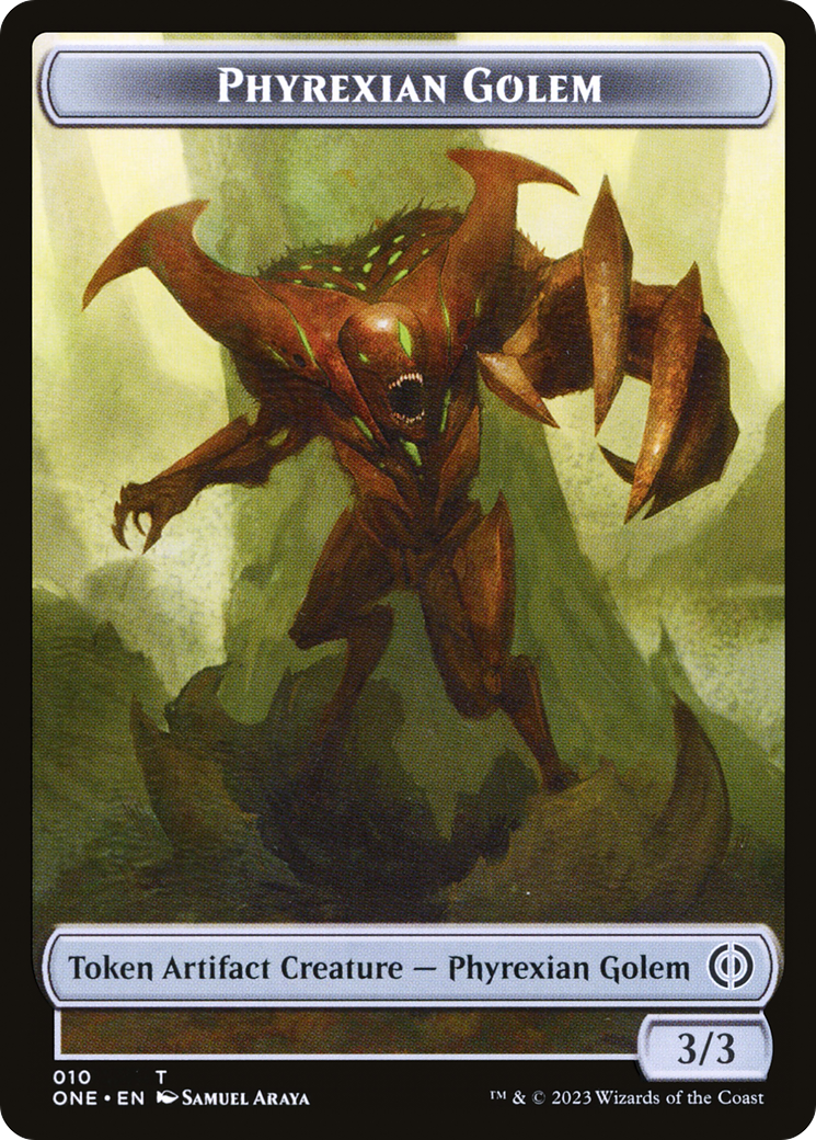 Phyrexian Golem  [Phyrexia: All Will Be One Tokens]