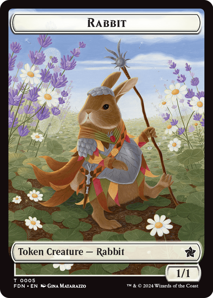 Rabbit  [Foundations Tokens] Foil