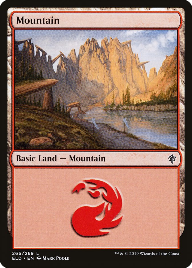Mountain (265) [Throne of Eldraine] Foil