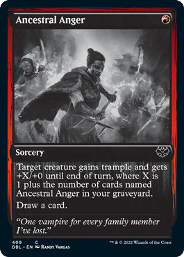 Ancestral Anger [Innistrad: Double Feature] Foil