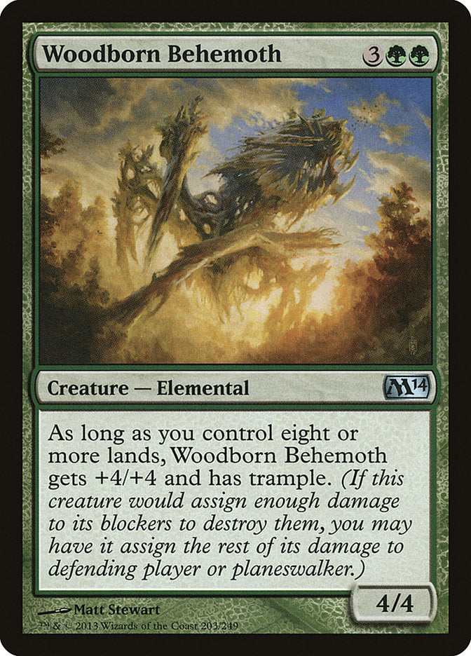 Woodborn Behemoth [Magic 2014] Foil