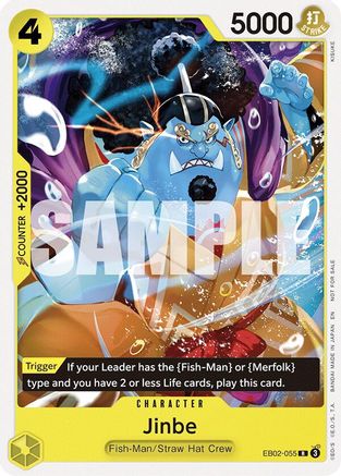 Jinbe (Tournament Pack 2025 Vol. 3) (EB02-055) - [One Piece Promotion Cards]