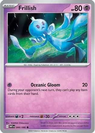 Frillish 041/086  SV White Flare - Common