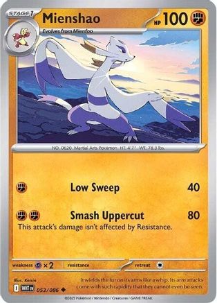 Mienshao 050/086  SV White Flare - Uncommon