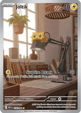 Joltik 113/086  - Holofoil SV White Flare - Illustration Rare