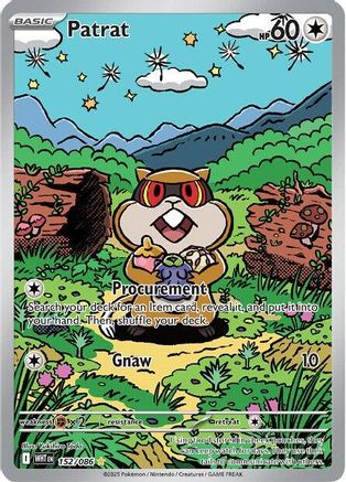 Patrat 151/086  - Holofoil SV White Flare - Illustration Rare