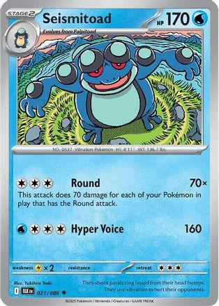 Seismitoad (024/086) [Scarlet & Violet: Black Bolt] Reverse Holofoil