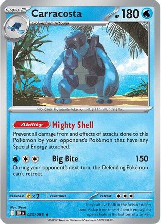 Carracosta (026/086) [Scarlet & Violet: Black Bolt] Reverse Holofoil