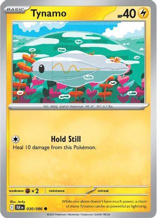 Tynamo 033/086  - Reverse Holofoil SV Black Bolt - Common