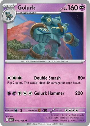 Golurk (046/086) [Scarlet & Violet: Black Bolt] Reverse Holofoil