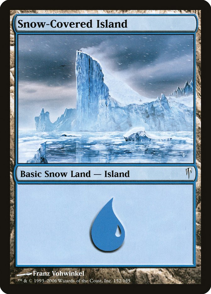 Snow-Covered Island [Coldsnap] Foil