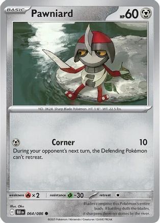Pawniard 066/086  - Reverse Holofoil SV Black Bolt - Common