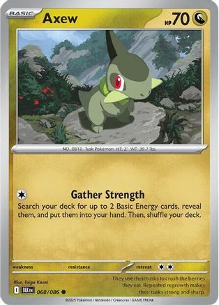 Axew (070/086) [Scarlet & Violet: Black Bolt] Reverse Holofoil