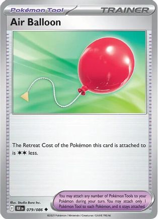 Air Balloon 082  - Reverse Holofoil SV Black Bolt - Uncommon