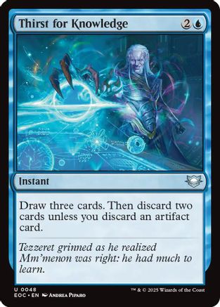 Thirst for Knowledge  [Commander: Edge of Eternities]
