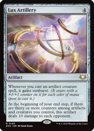 Lux Artillery  [Commander: Edge of Eternities]