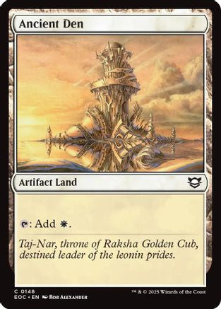 Ancient Den  [Commander: Edge of Eternities]