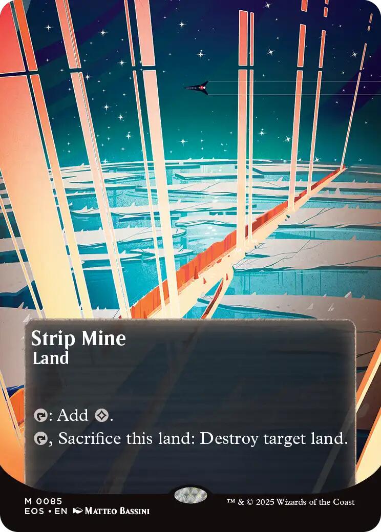 Stripe Mine (0085) (Borderless) [Edge of Eternities: Stellar Sights] Foil