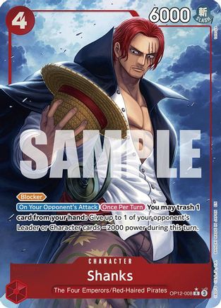 Shanks (008) (Alternate Art) (OP12-008) - [Legacy of the Master] Foil