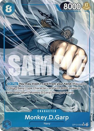 Monkey.D.Garp (Alternate Art) (OP12-056) - [Legacy of the Master] Foil