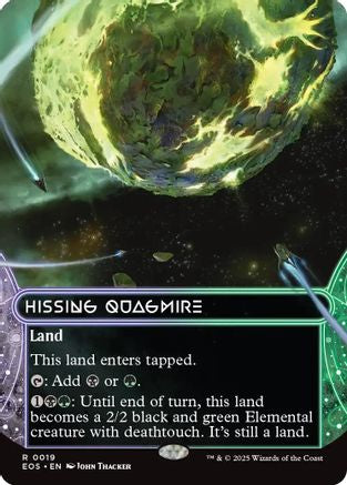 Hissing Quagmire (0019) (Borderless)  [Edge of Eternities: Stellar Sights]