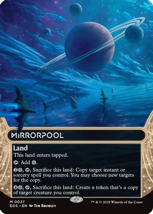 Mirrorpool (0027) (Borderless)  [Edge of Eternities: Stellar Sights]