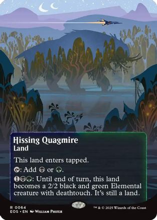 Hissing Quagmire (0064) (Borderless)  [Edge of Eternities: Stellar Sights] Foil