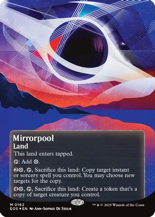 Mirrorpool (0162) (Borderless) (Galaxy Foil)  [Edge of Eternities: Stellar Sights] Foil
