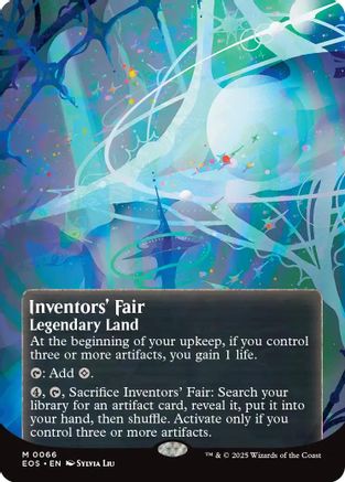Inventors' Fair (0066) (Borderless)  [Edge of Eternities: Stellar Sights] Foil