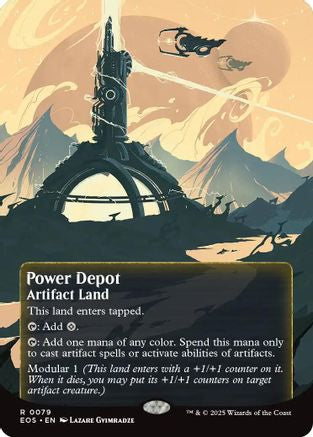 Power Depot (0079) (Borderless)  [Edge of Eternities: Stellar Sights]