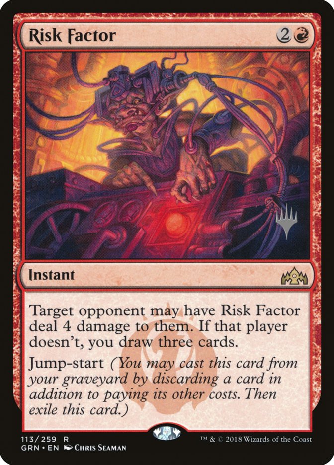 Risk Factor (Promo Pack) [Guilds of Ravnica Promos] Foil